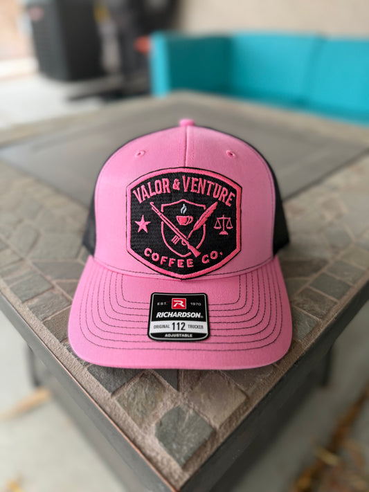 🎀 Limited Edition Pink Valor & Venture Coffee Co. Hat (PRE-ORDER ONLY)